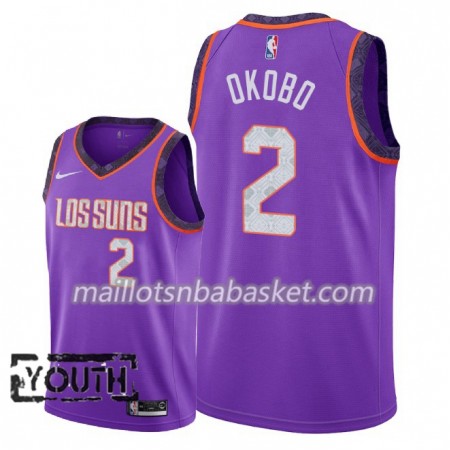 Maillot Enfant Phoenix Suns Elie Okobo 2 2018-19 Nike City Edition Pourpre Swingman